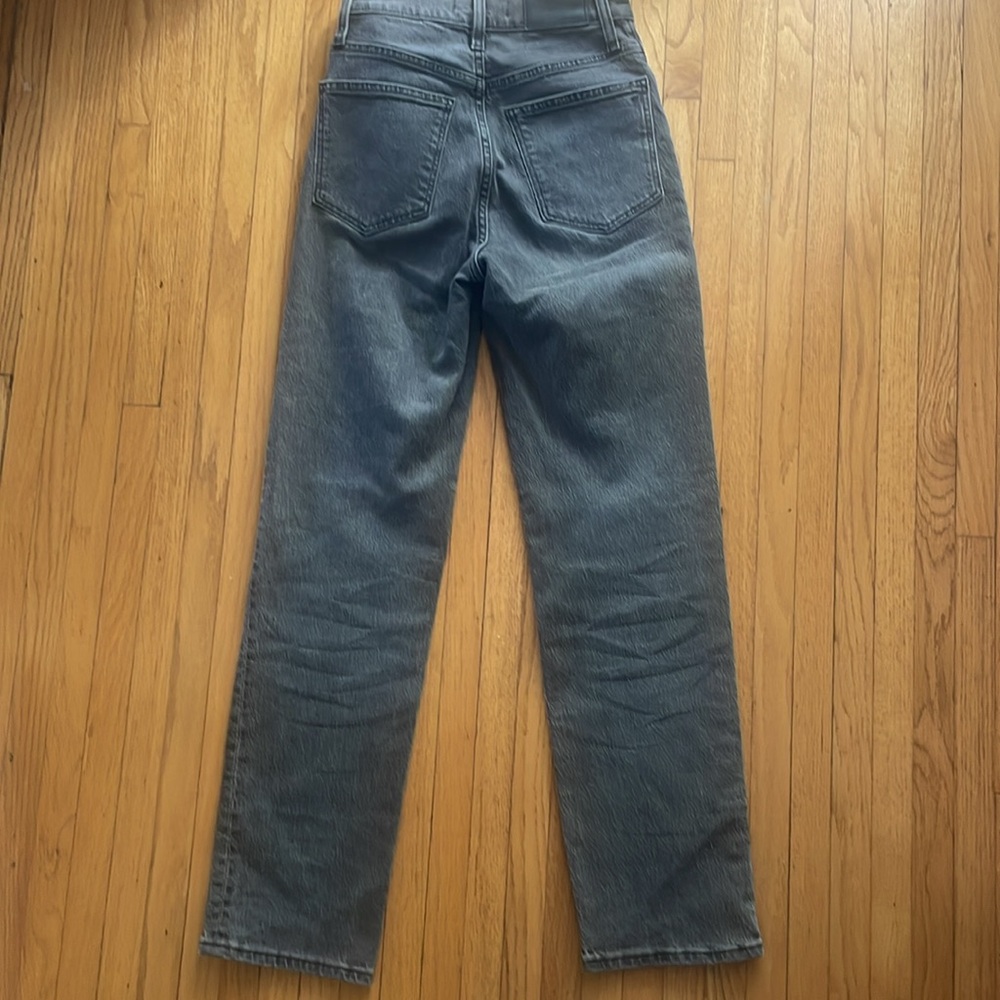 Madewell The Perfect Vintage Straight Jean Cosner Wash Size 23 Gray Denim - Picture 2 of 11